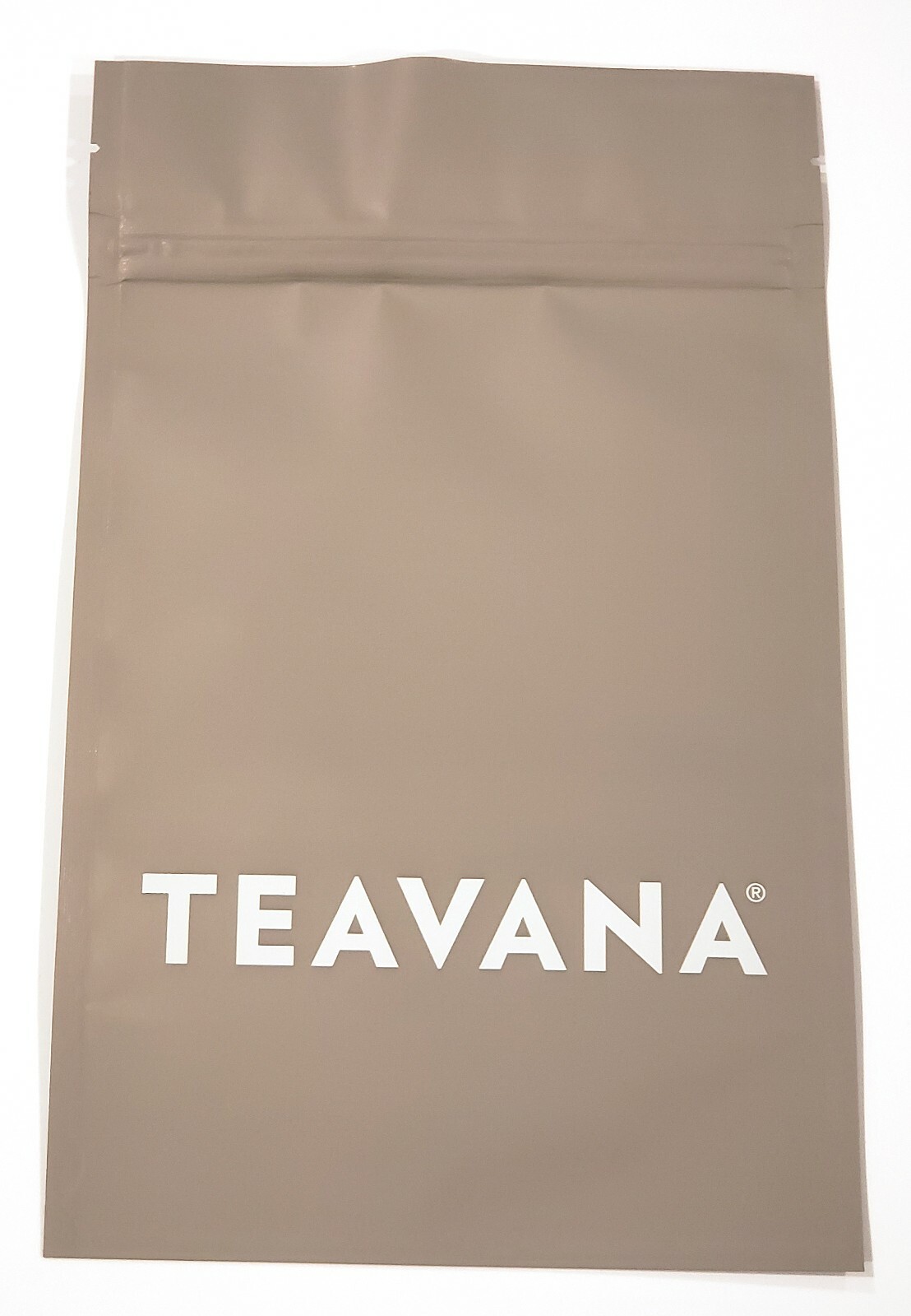 100 TEAVANA Store Resealable Gray Tea Bags New Empty Grey Zip Lock Reusable Bags