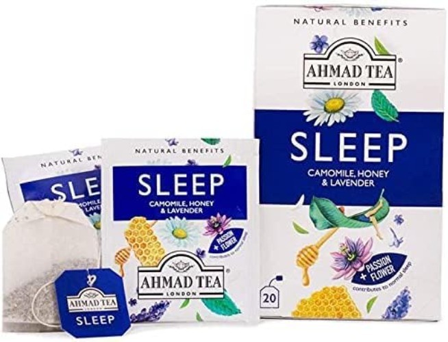 Sleep Tea: Chamomile, Honey & Lavender, 20 Count, Natural Benefits