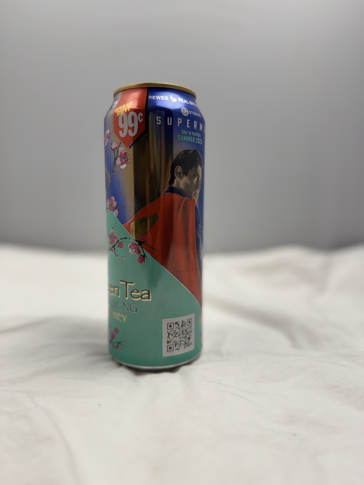 Arizona Green Tea With Ginseng & Honey Sealed Full Limited Edition Superman 2025