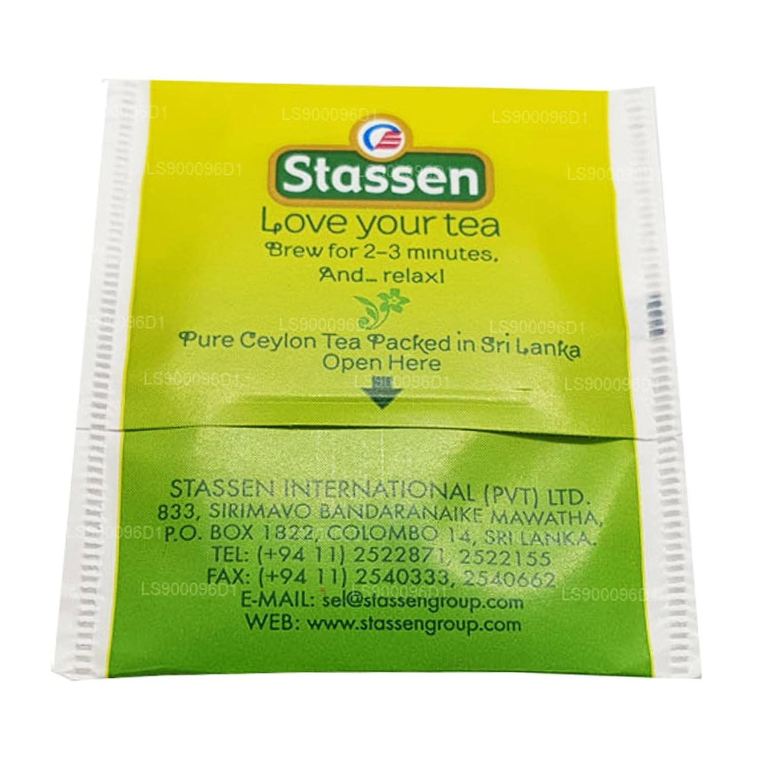 Stassen Pure Jasmine Green Tea, 100 Tea Bags 100 Count (Pack of 1)