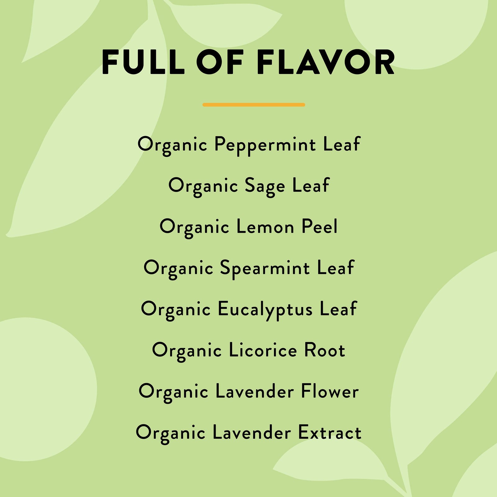 Choice Organics Mint Sage Tea 16 Count Caffeine Free Organic Herbal Tea Bags