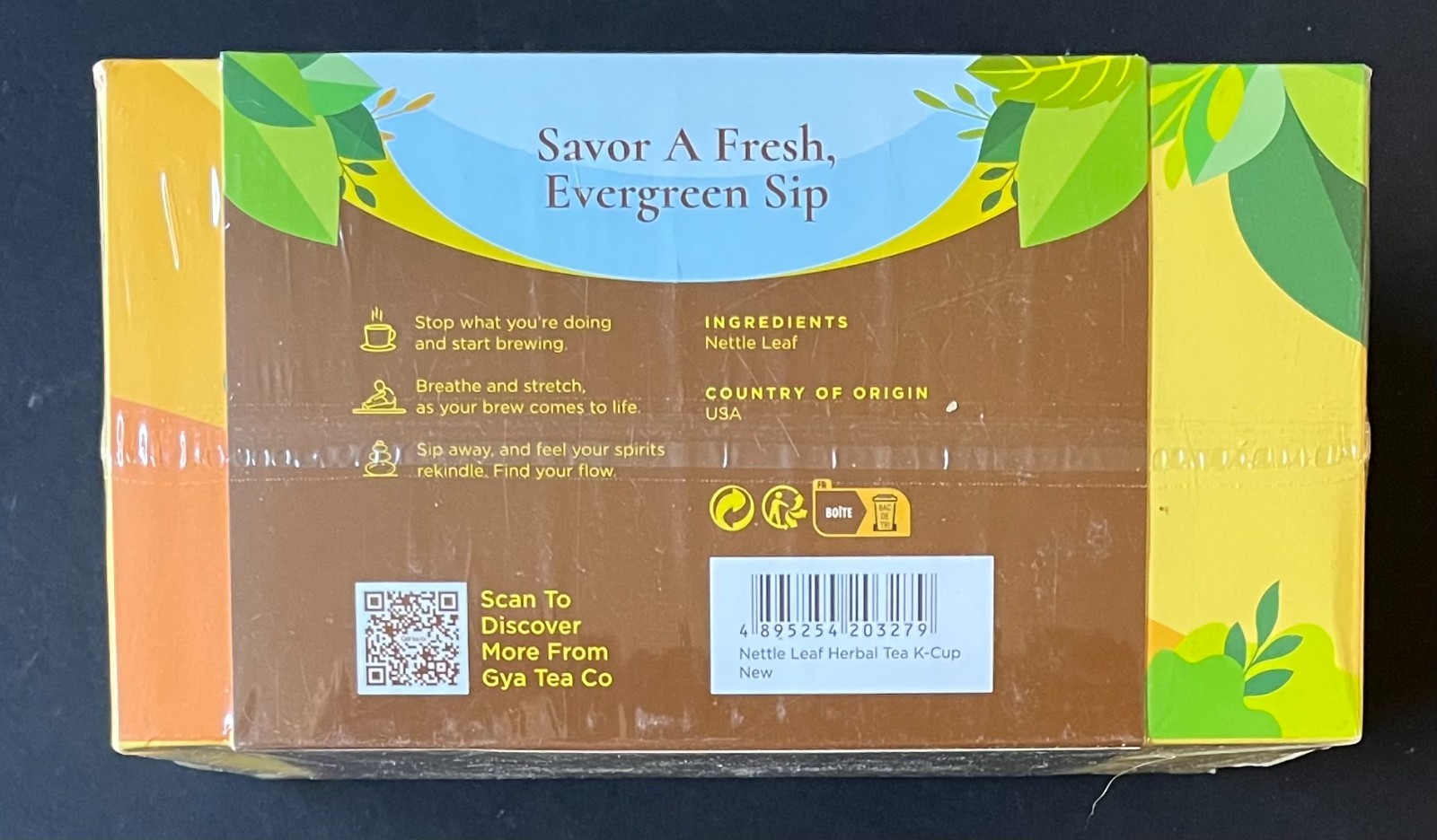 Gya Tea Co Nettle Leaf Herbal Tea 16 Pods BB 03/2027