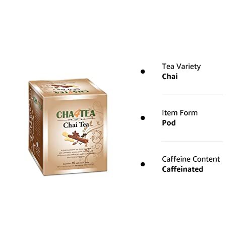 36-Count Chai Black Tea Pods for Keurig K-Cup Brewers
