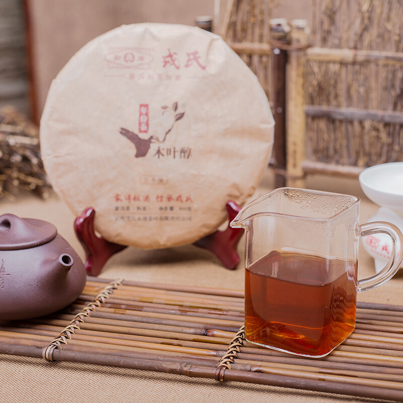 2014 Year Mengku Rongshi Puer Mu Ye Chun 3 Years Aged Shu Purerh Pu’er Cake 400g