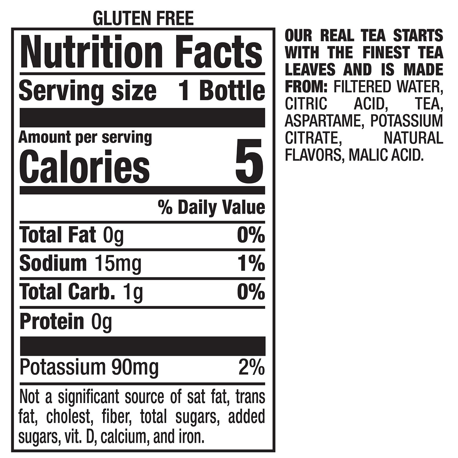 Zero Sugar Raspberry Tea – 16 fl oz Bottles, Pack of 12, Refreshing & Guilt-Free