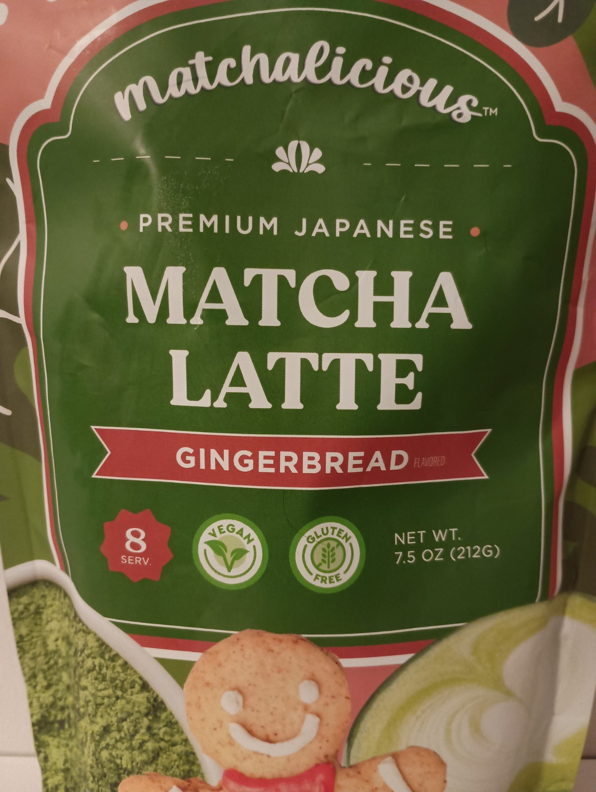 Matchalicious™ Premium Japanese Gingerbread Matcha Latte w/ Whole Oat Milk