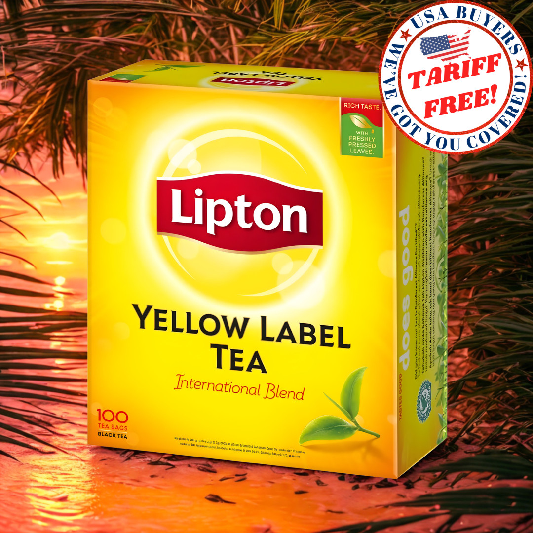 1x LIPTON Yellow Label International Blend Black Tea (100’s x 2g)