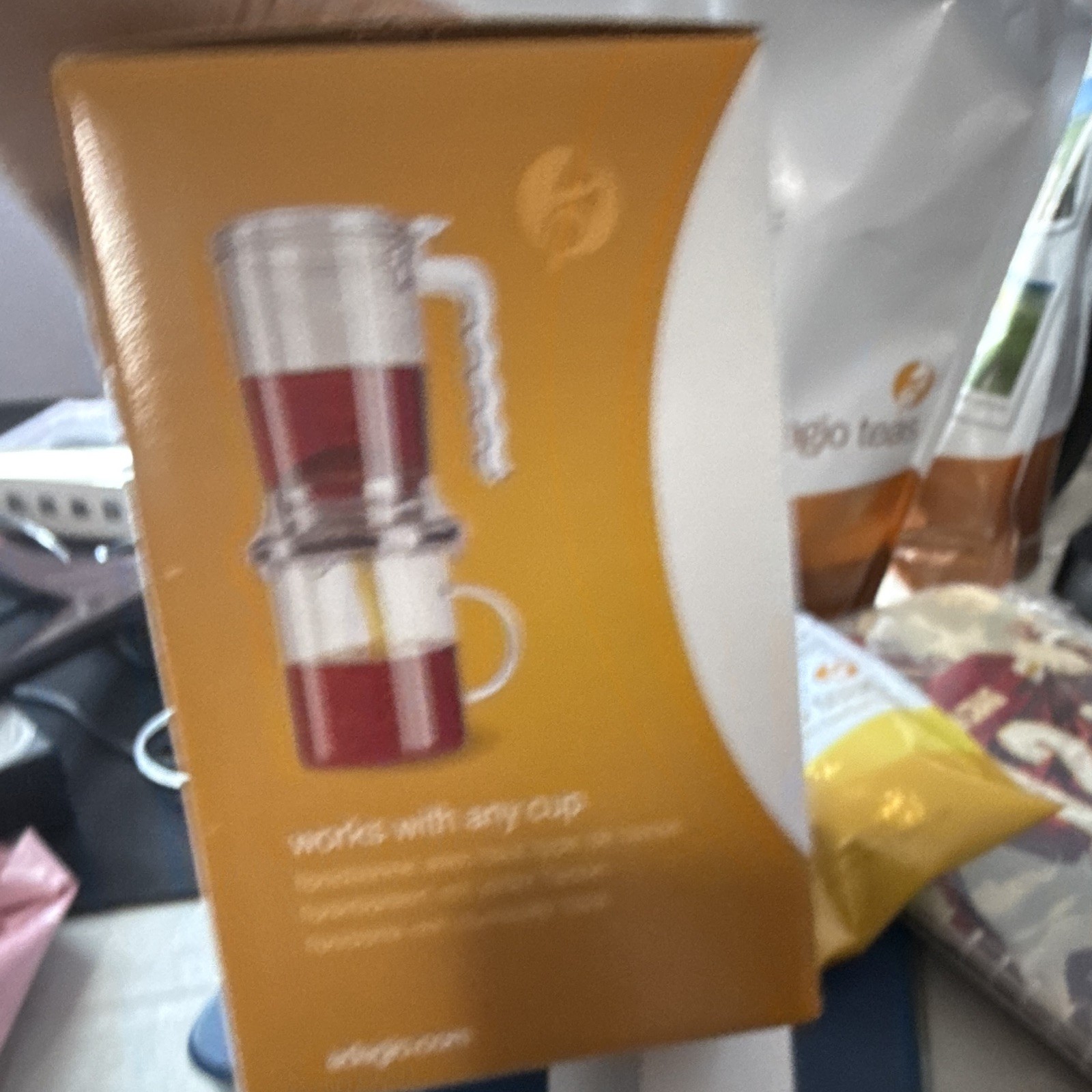 Adagio Teas Blood Orange & Jasmine Chun Hao Loose Leaf Tea w/ IngenuiTEA Infuser