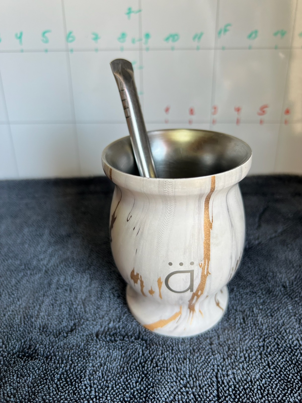Mate Cup with Bombilla Straw – Stainless Steel Interior (Argentina Style)