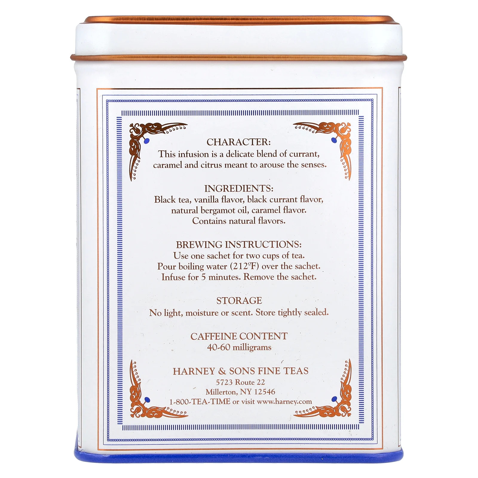 Harney Sons Paris Tea 20 Tea Sachets 1 4 oz 40 g Kosher