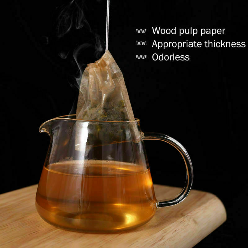 10-5000pcs Tea Bag Disposable Drawstring Empty Teabag Herb Loose Tea Filter LOT