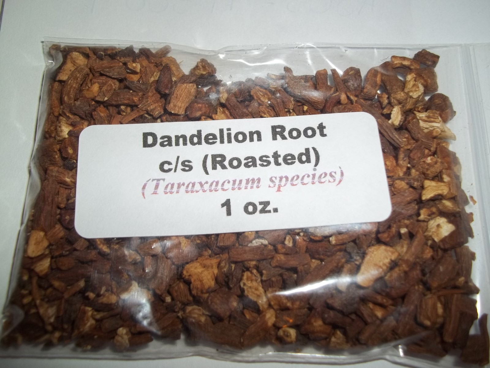 1 oz. Dandelion Root Roasted c/s (Taraxacum species)