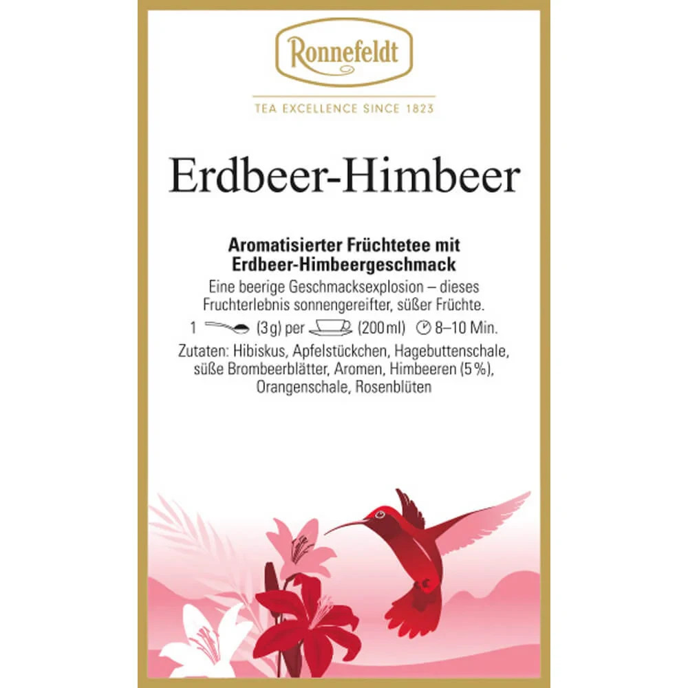 Ronnefeldt Premium Loose Leaf Flavoured Fruit Tea – Sweet Berries – 100 g