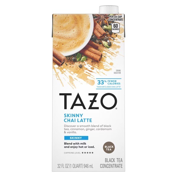 Tazo Skinny Latte Chai Black Tea concentrate – 32 fl oz