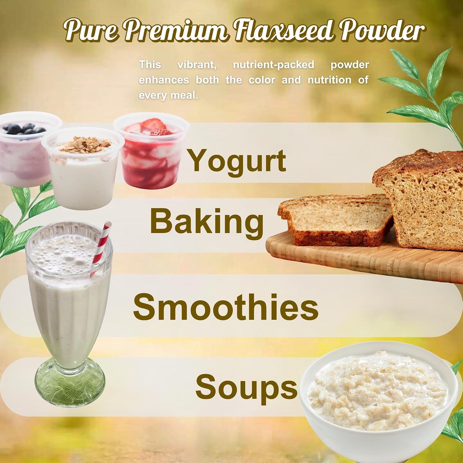 HANAN MIKHUY Linaza 100g – 100% Natural Flaxseed Powder for Omega-3, Fiber & Dig