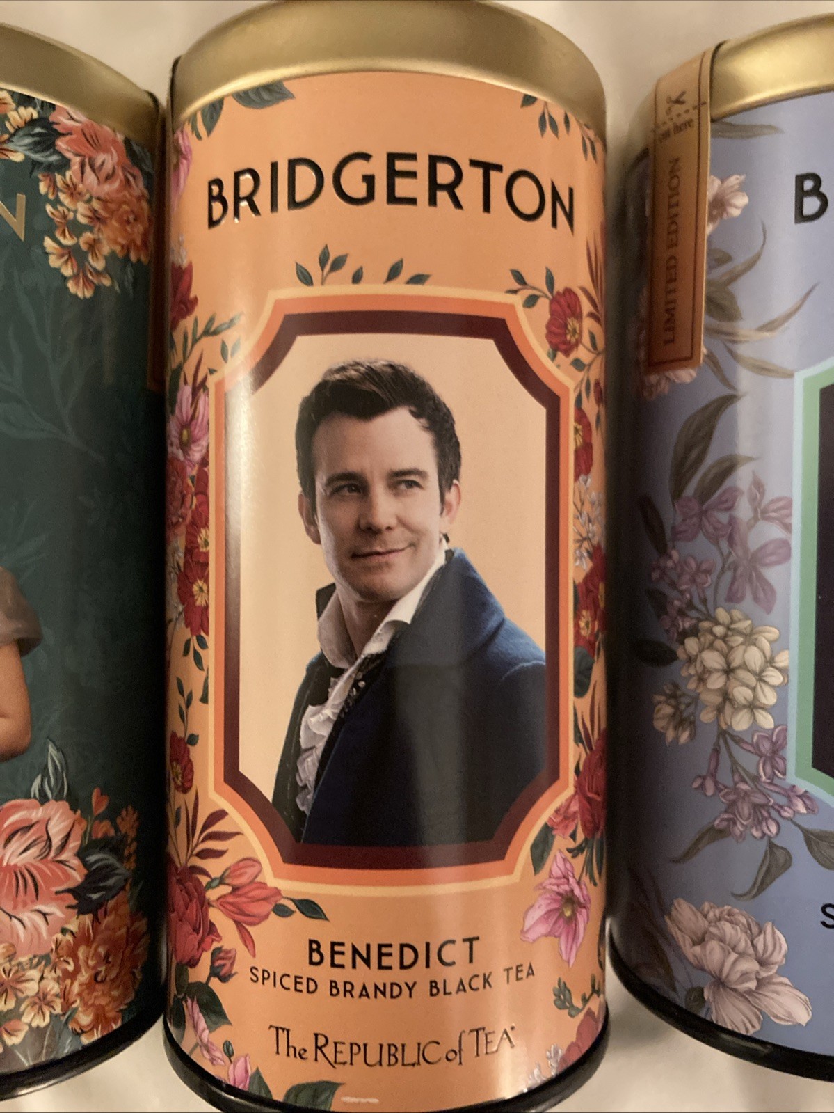 The Republic Of Tea Bridgerton Limited Addition Lot Of (4) 144 Bags Total Ah6