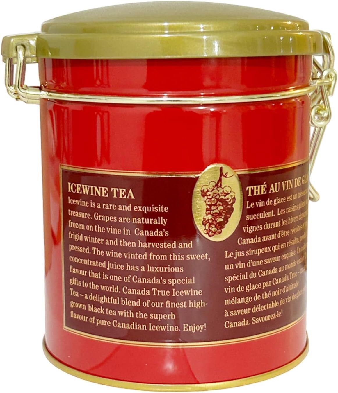 CANADA TRUE Icewine Tea 30 Tea Bags 60g (加拿大CANADA TRUE 冰酒茶 园铁罐装 30茶包 60g)