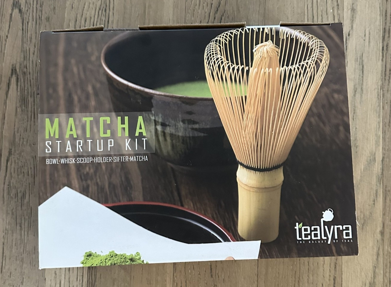 Tealyra Matcha Start Up Kit: Bowl Whisk Scoop Holder Sifter Japanese Tea NIB