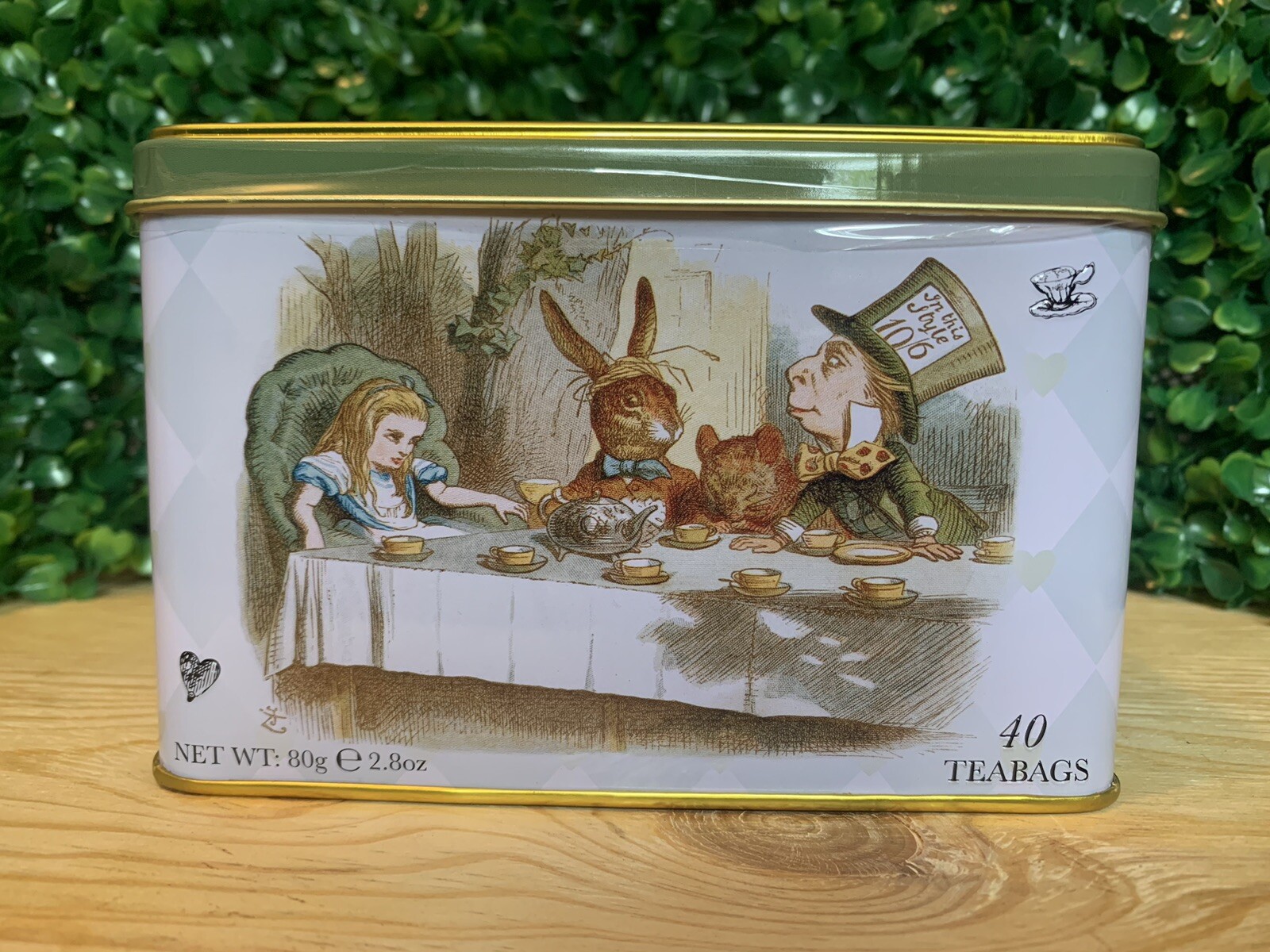 NEW ENGLISH ALICE ADVENTURES IN WONDERLAND ENGLISH AFTERNOON TEA 40ct NEW SEALED