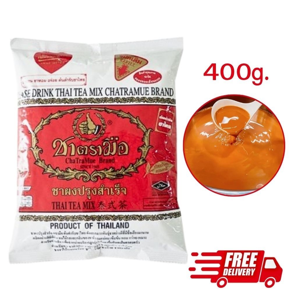 ChaTraMue Original Thai Tea Red 400g Cha Tra Mue Brand Thai Iced Tea Mix ChaYen