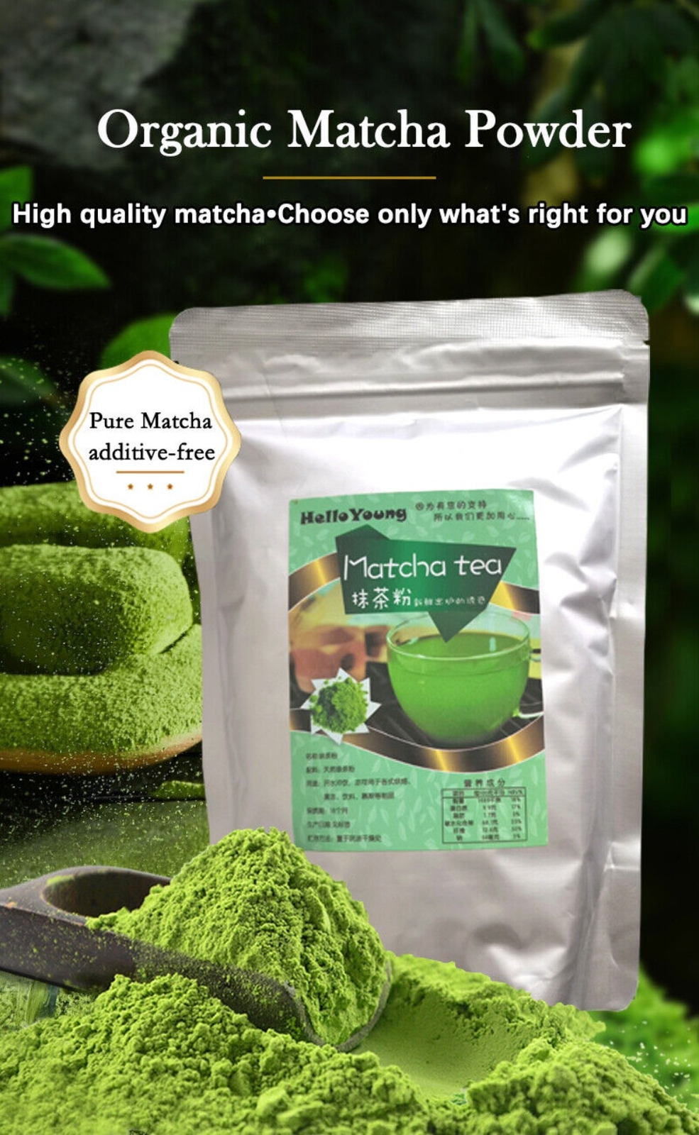 Ceremonial Grade Matcha Powder 250g Premium Organic Japanese Green Tea Latte