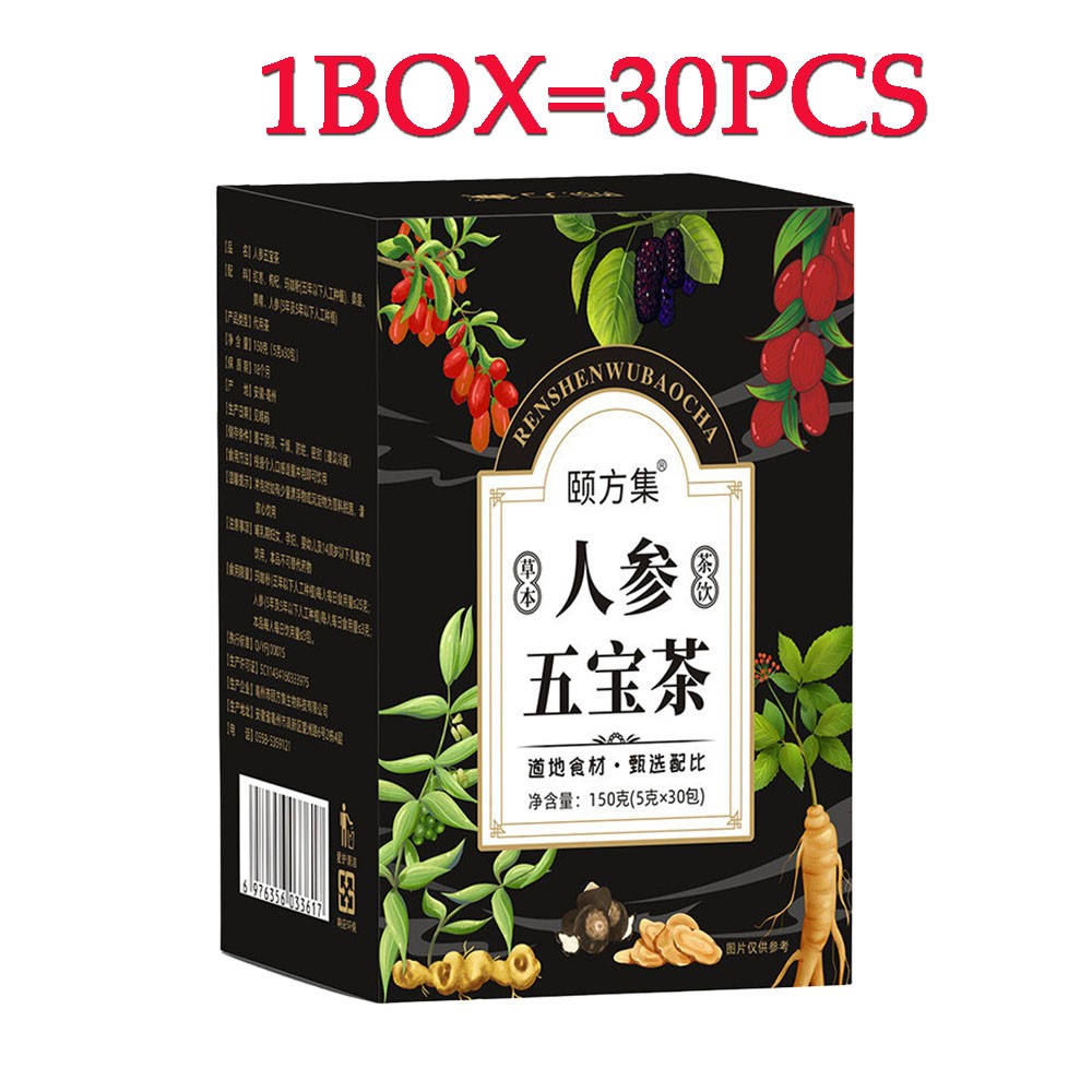 30~90PCS Ginseng six treasure tea, Kidney tea,liver tea , red date kidney health