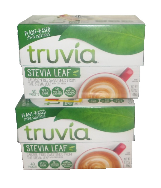 Trivia Two Packs Of 40 Each Plant Based Stevia Leaf Tea