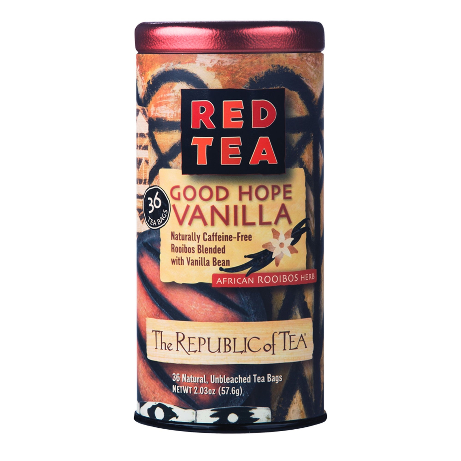 Good Hope Vanilla Rooibos Tea 36 Count Caffeine Free Herbal Infusion