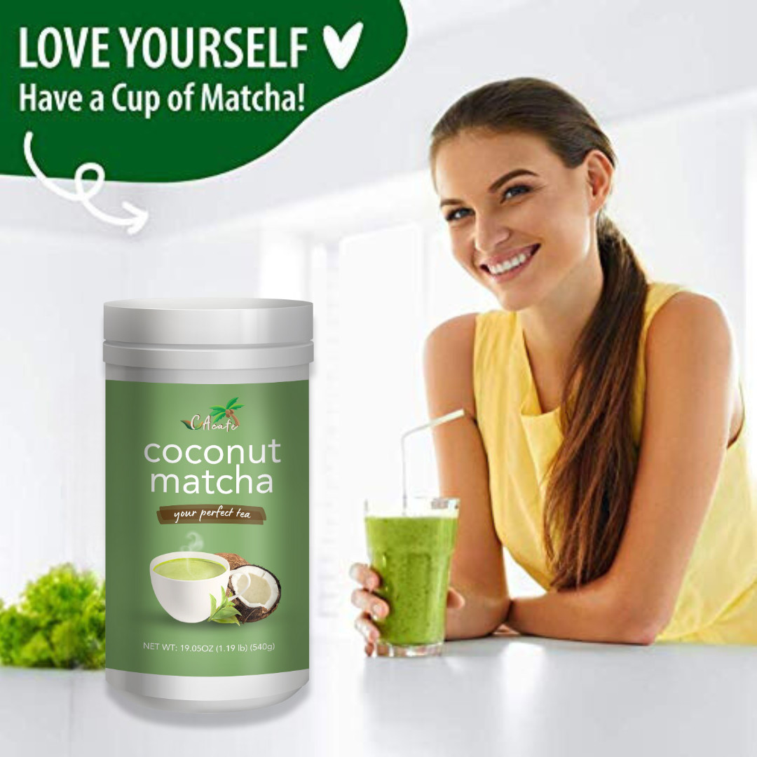 CAcafe Coconut Matcha Creamy and Sweet Japanese Health Drink