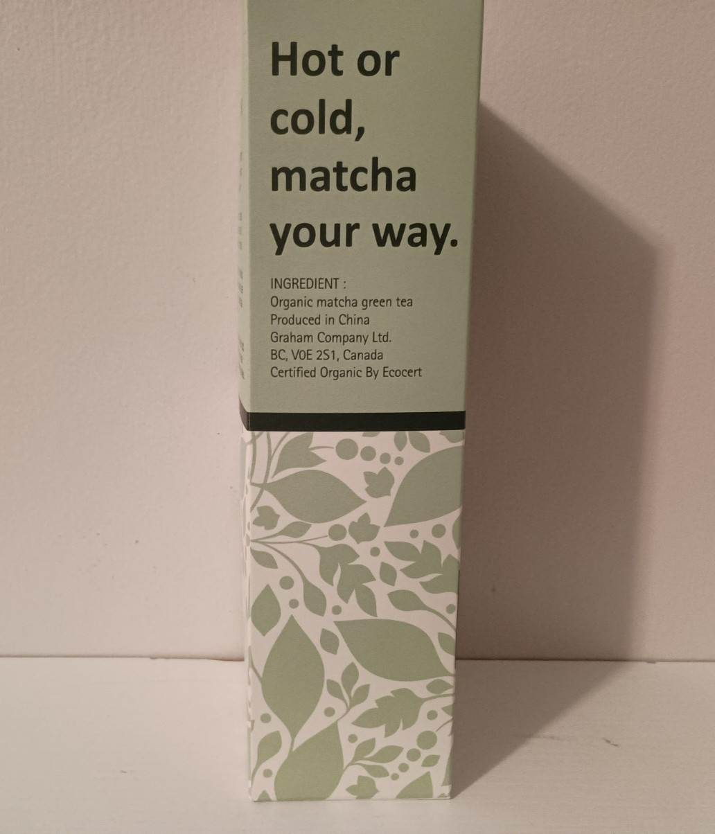 Harmony® Pure Organic Matcha Green Powder on-the-go Tea Tubes 80 Ct Box 10/2027