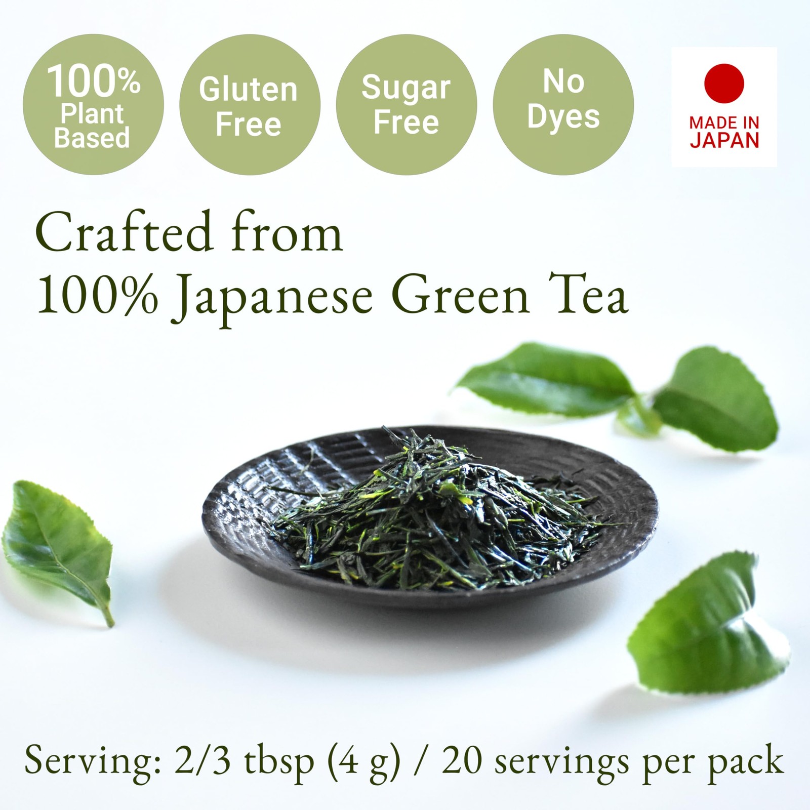 YAMASAN KYOTO UJI Japanese Sencha Green Tea, 100% FirstHarvest Loose Leaf, Br…