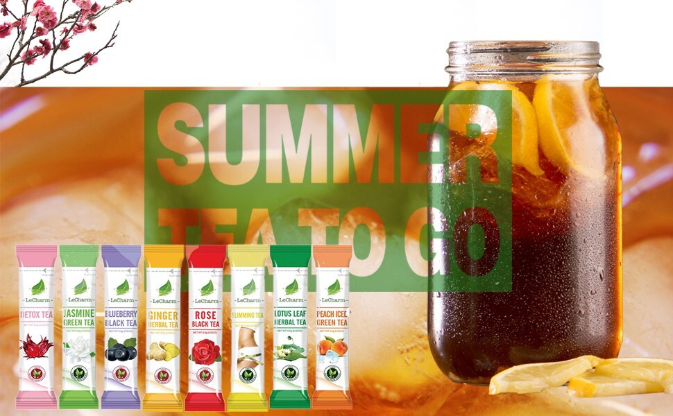 LeCharm Premium 100% Natural Lotus Leaf Tea Sugar Free (10 Sachets)