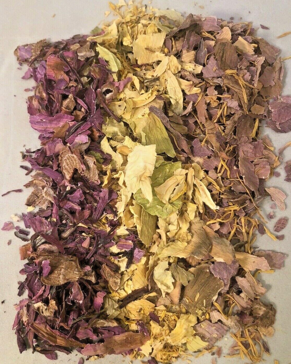 Lotus Blend Flowers Red White Pink – Thailand Grown Natural Botanical Herbs