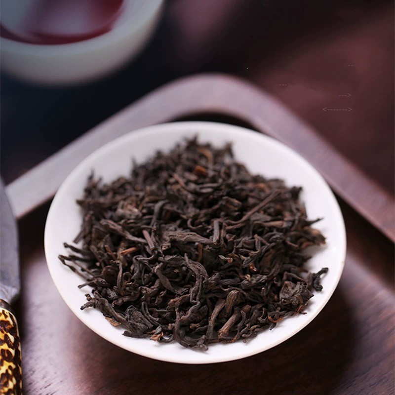 500g Hei Cha 8218 Wuzhou Liu Pao Tea Jiao Cang LiuBao Black Dark Tea Basket