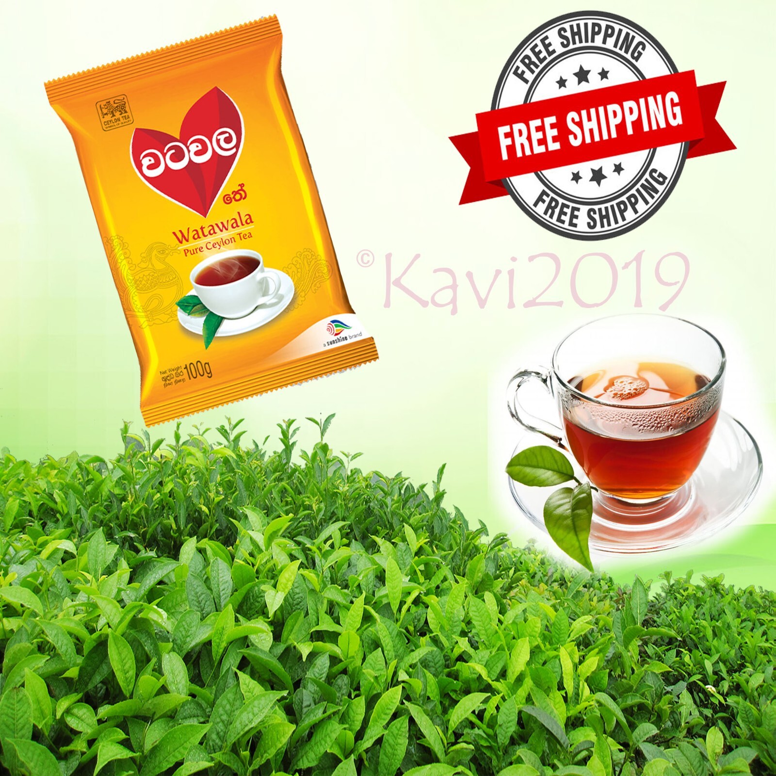 Ceylon Pure Watawala Tea Premium High Quality BOPF 100% Natural Black Tea