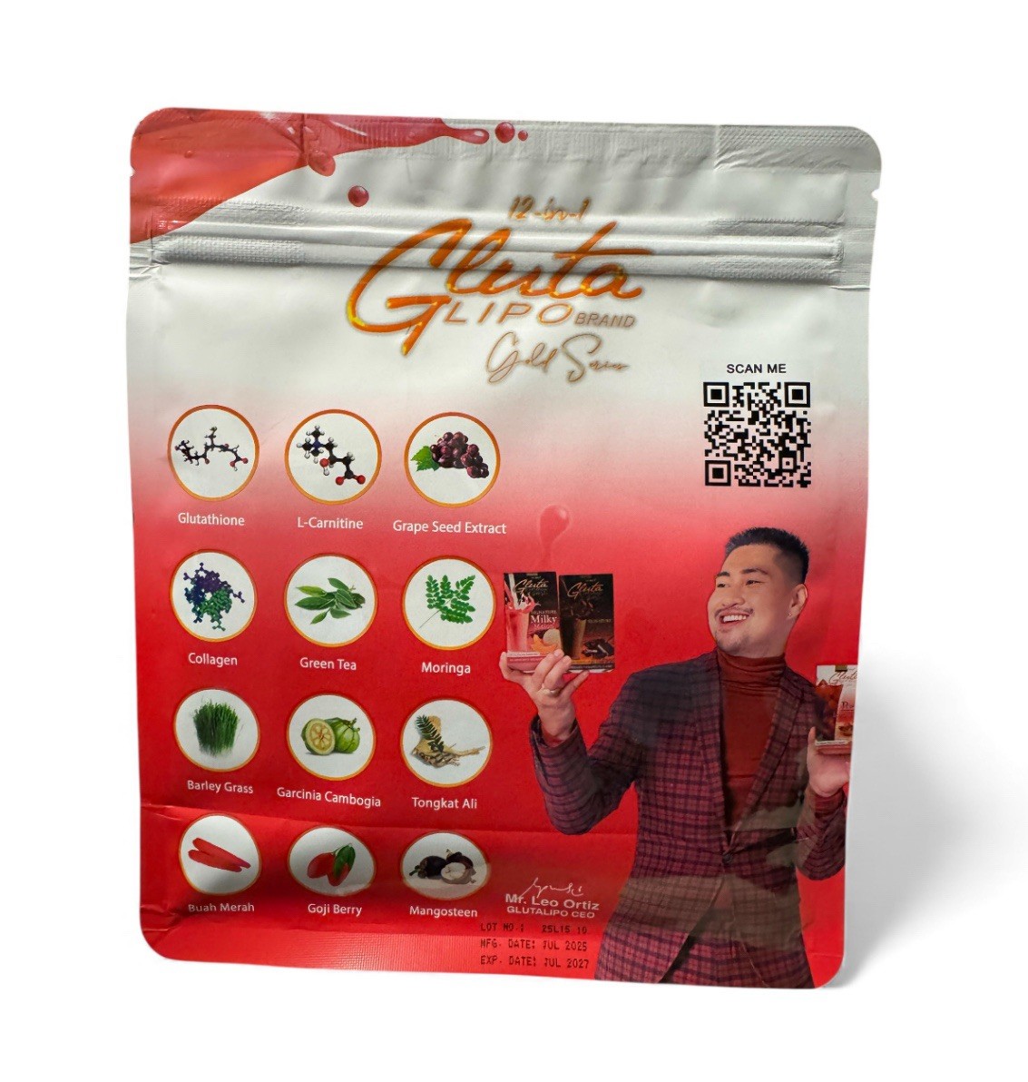 Gluta Lipo Red Iced Tea (10sachet)