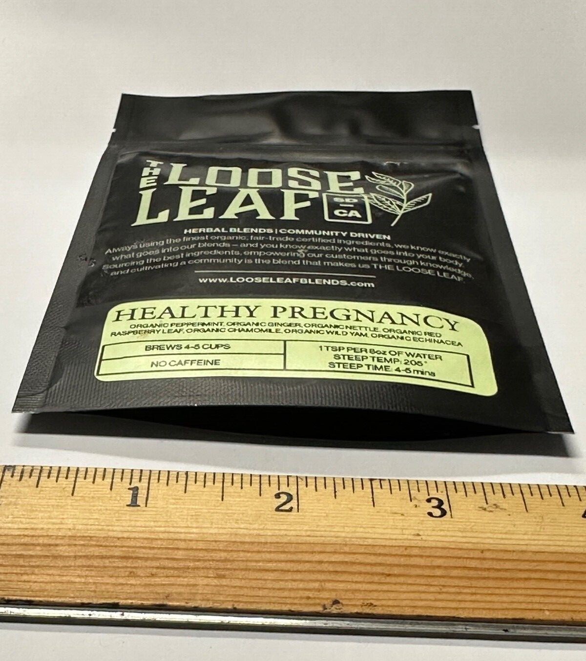 THE LOOSE LEAF / HEALTHY PREGNANCY TEA / HERBAL BLEND NO CAFFEINE
