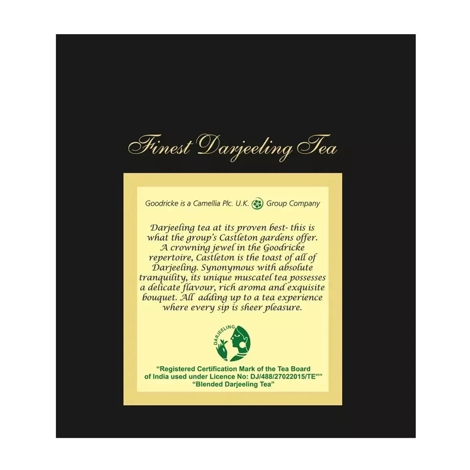 GOODRICKE Castleton Vintage Darjeeling Tea – 100gm free shipping world wide