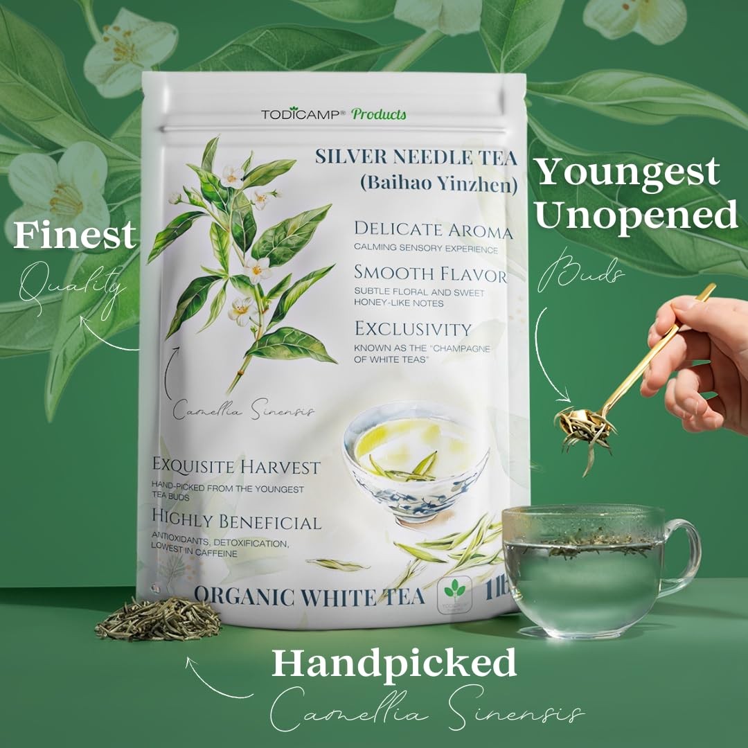 White Tea Silver Needle Loose Leaf Premium 1 lb