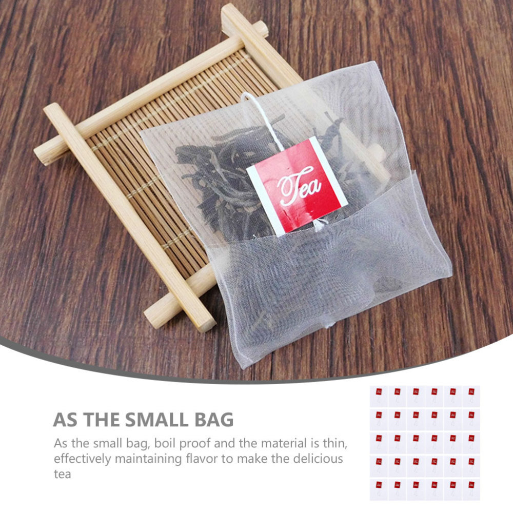 100pcs coffee filter bag Empty Portable Small Tea Pouches Loose Tea Bags