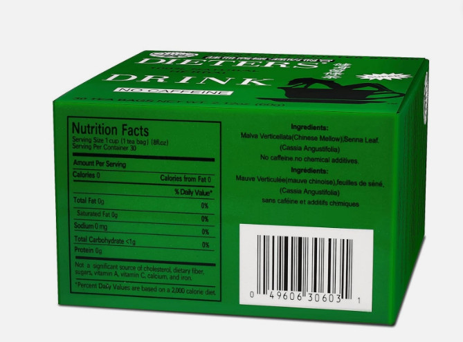 China Slim Herbal Tea Extra Strength Delight 36 Tea Bags Exp:2029