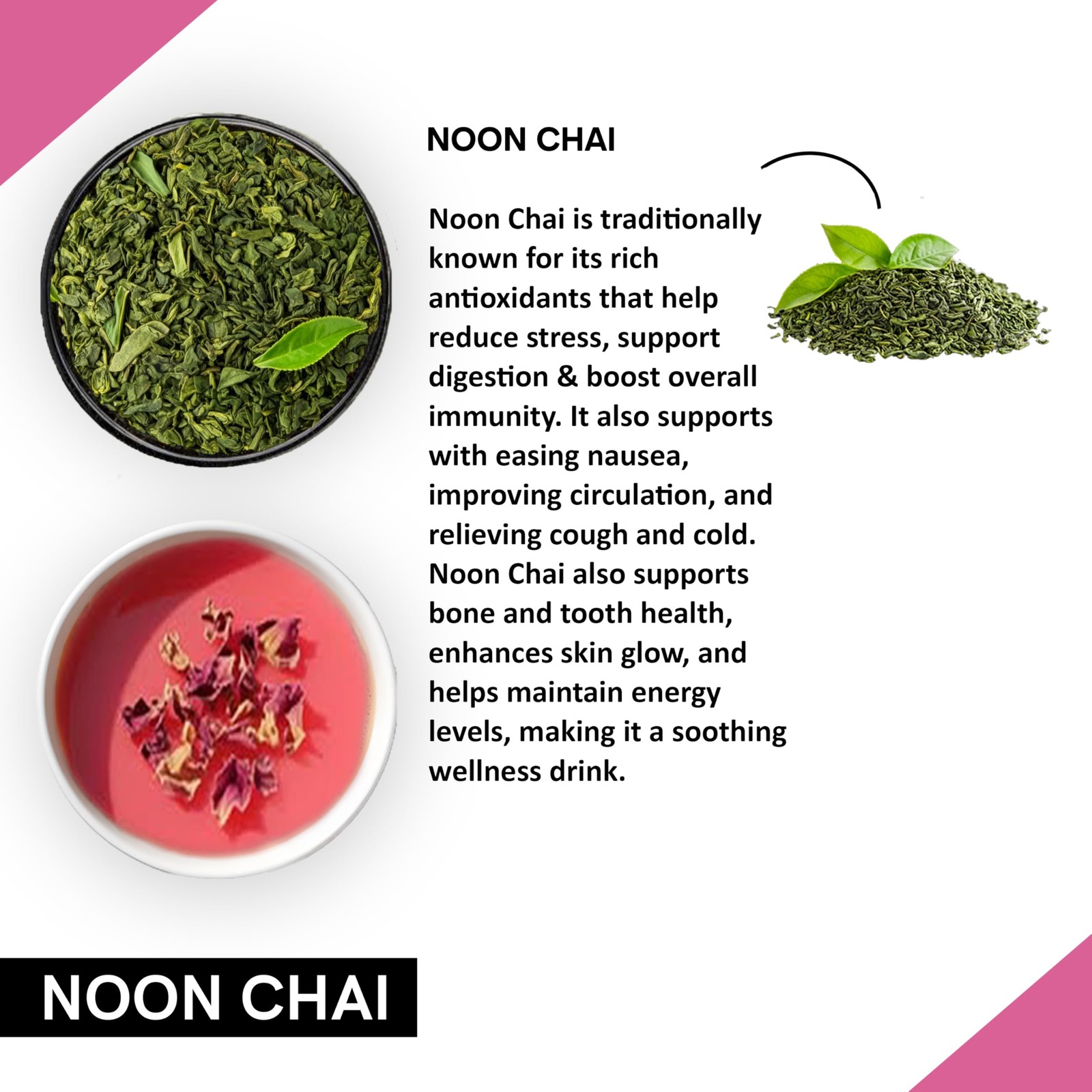 TEACURRY Kashmiri Noon Chai Pink Tea 75g | Herbal Wellness