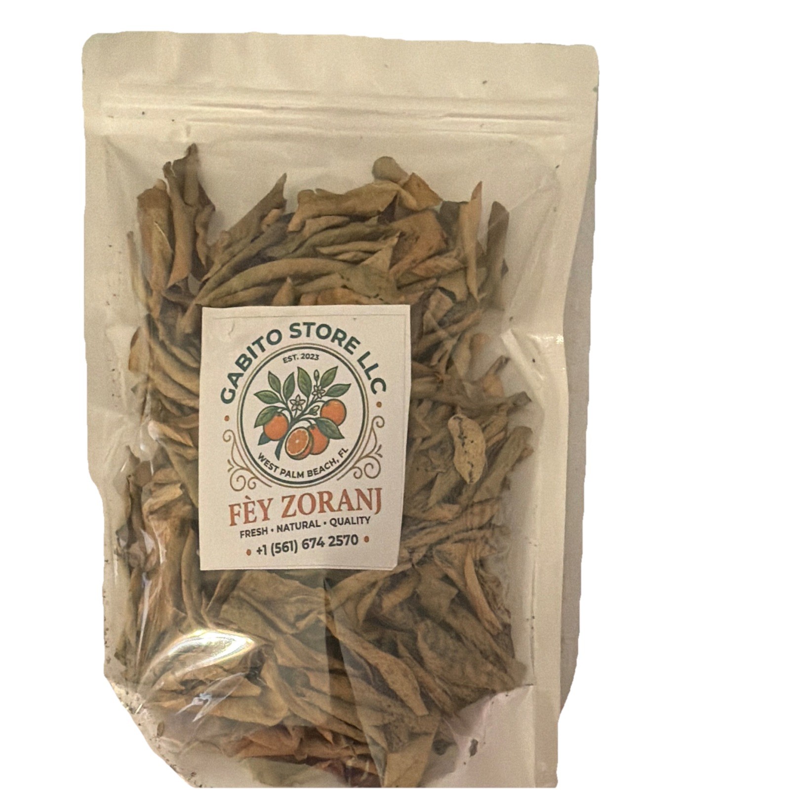 Orange Green Leaves Dried Tea Purple Tangerine Flowers Leaf XinHui Peel Canna