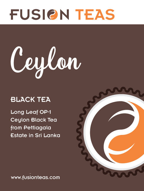 Ceylon Black Tea – Extra Fancy Loose Leaf from Sri Lanka | Fusion Teas