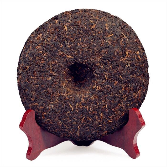 2007 MENGKU Gong Ting Pu-erh Tea Cake Palace Pu’er Ripe Puer Tea 400g Cooked