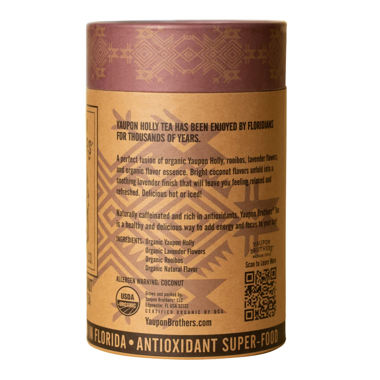 Chai Yaupon Tea – 16 Eco-Friendly Yaupon Chai Tea Bags Crafted F Lavender Coconu