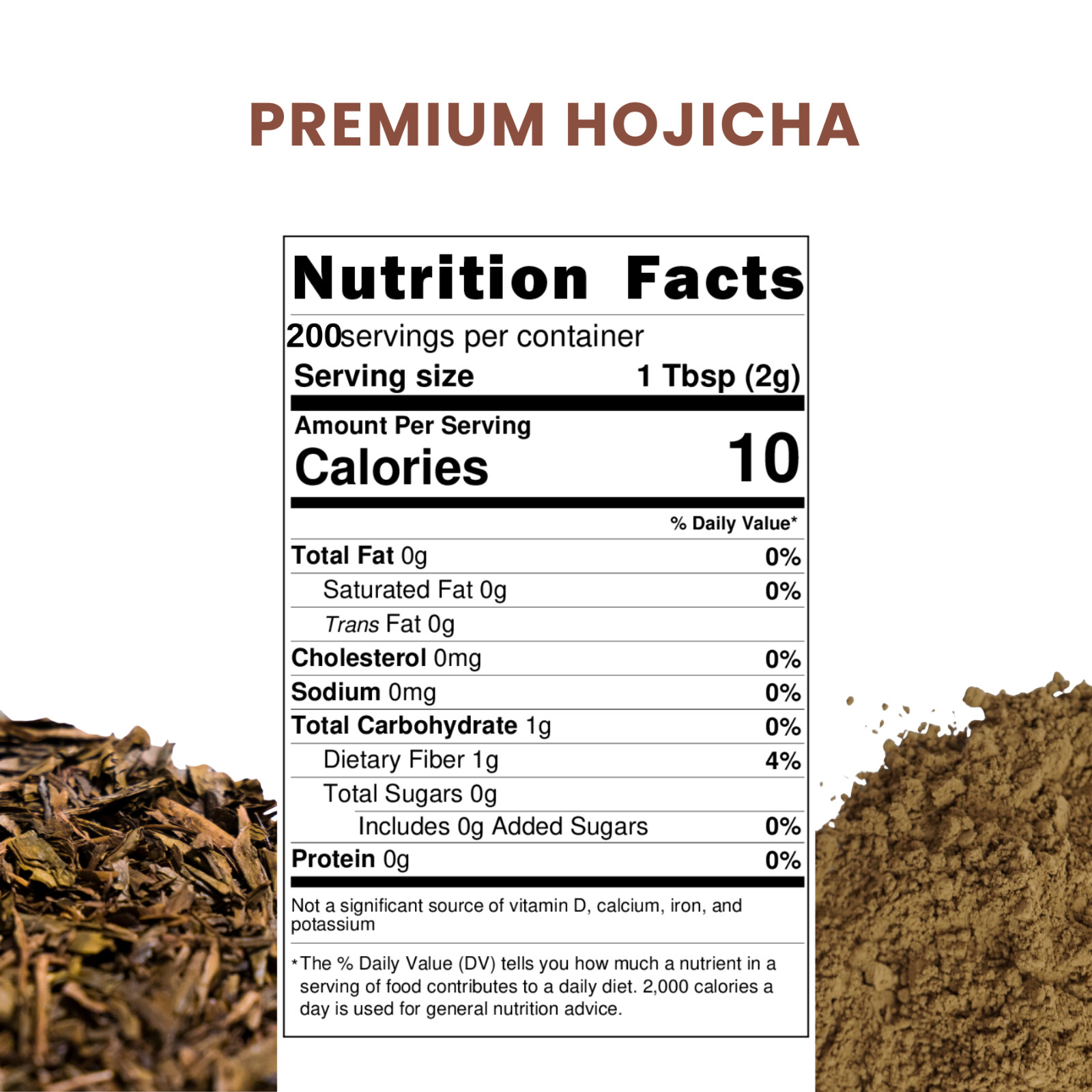 Premium Hojicha Powder – BULK BAG For Cafe, Coffee shop
